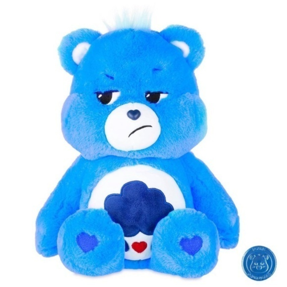 Care Bear Basic medium plush. Grumpy Bear blue